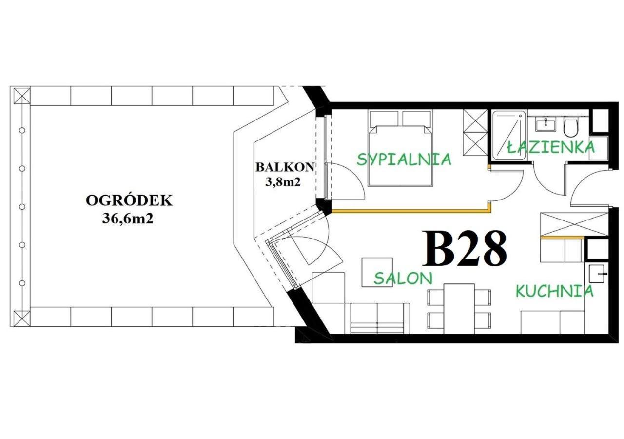 Gold B28 Let's Sea Baltic Park Apartment Gaski (Koszalin)